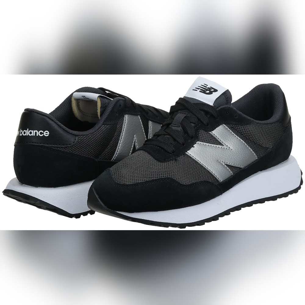 New Without Tags Womens New Balance 237 Black and Silver Sneakers.